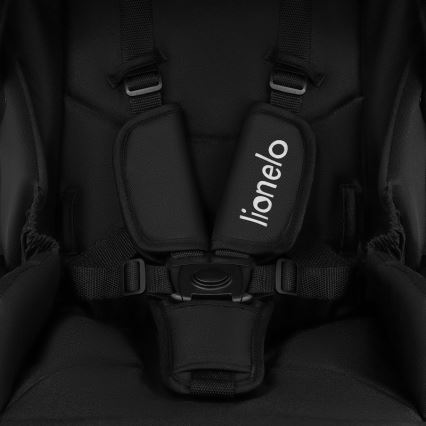 Lionelo - Sistema de paseo 3 en 1 MERIL Ónix Negro
