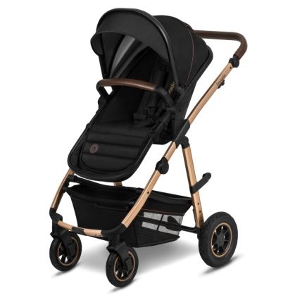 Lionelo - Sistema de viaje 3 en 1 AMBER Negro Ónix