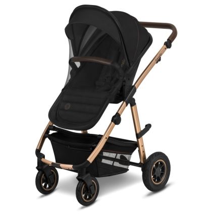 Lionelo - Sistema de viaje 3 en 1 AMBER Negro Ónix