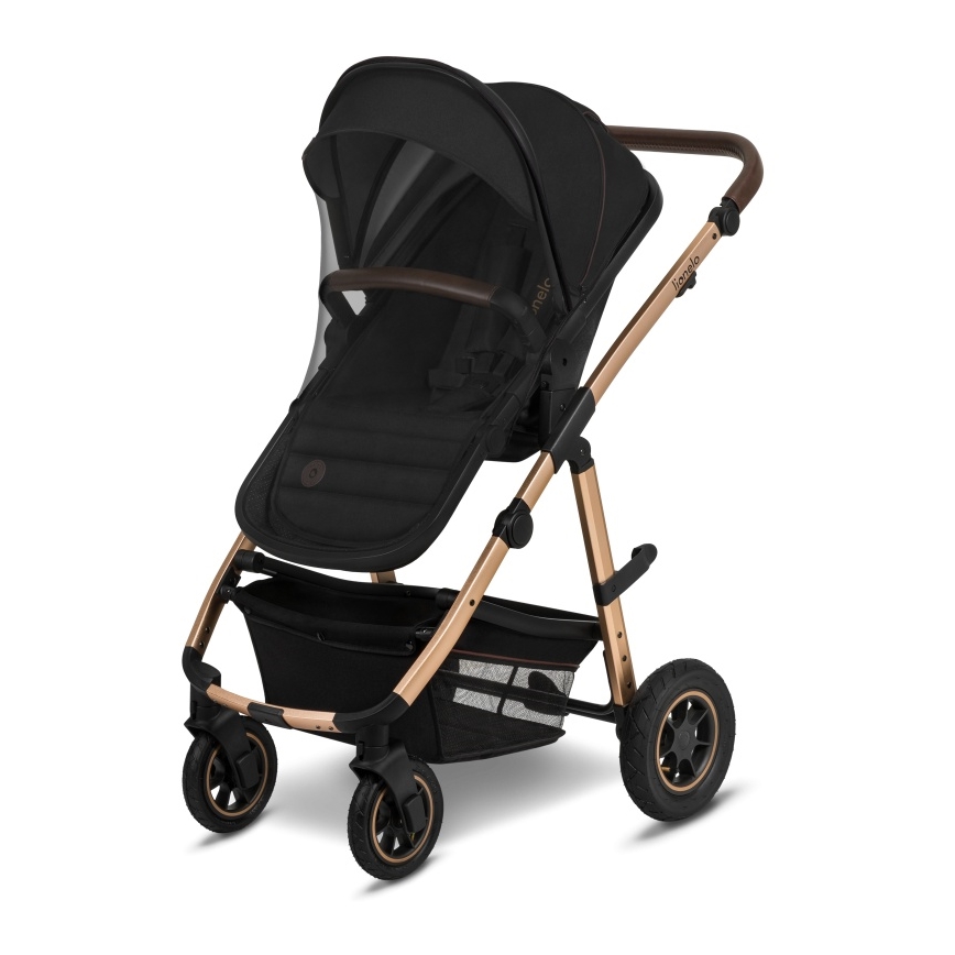 Lionelo - Sistema de viaje 3 en 1 AMBER Negro Ónix
