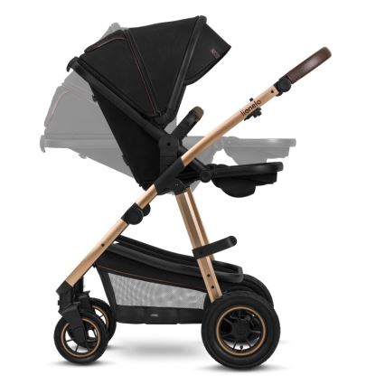 Lionelo - Sistema de viaje 3 en 1 AMBER Negro Ónix