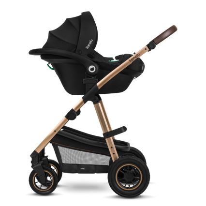 Lionelo - Sistema de viaje 3 en 1 AMBER Negro Ónix
