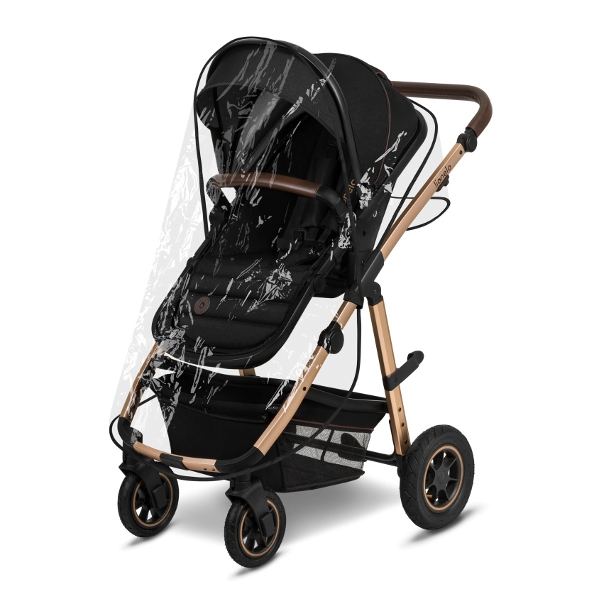 Lionelo - Sistema de viaje 3 en 1 AMBER Negro Ónix