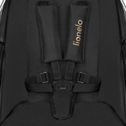 Lionelo - Sistema de viaje 3 en 1 AMBER Negro Ónix