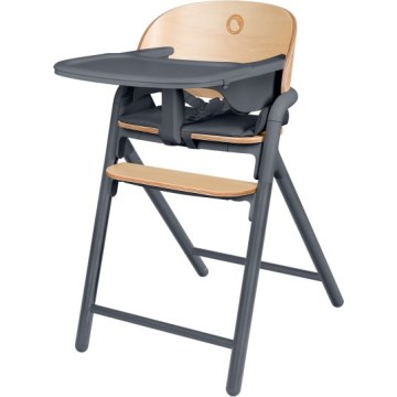 Lionelo - Trona infantil 3 en 1 CELIA Grey Wood
