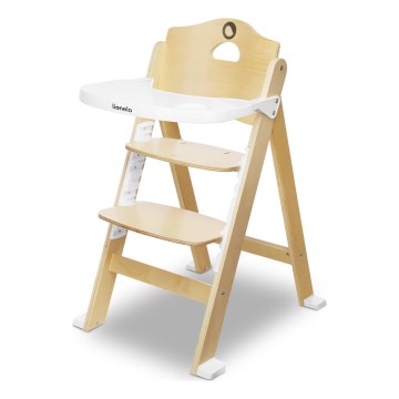 Lionelo - Trona infantil 3 en 1 FLORIS Blanco Natural