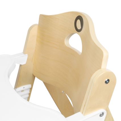 Lionelo - Trona infantil 3 en 1 FLORIS Blanco Natural