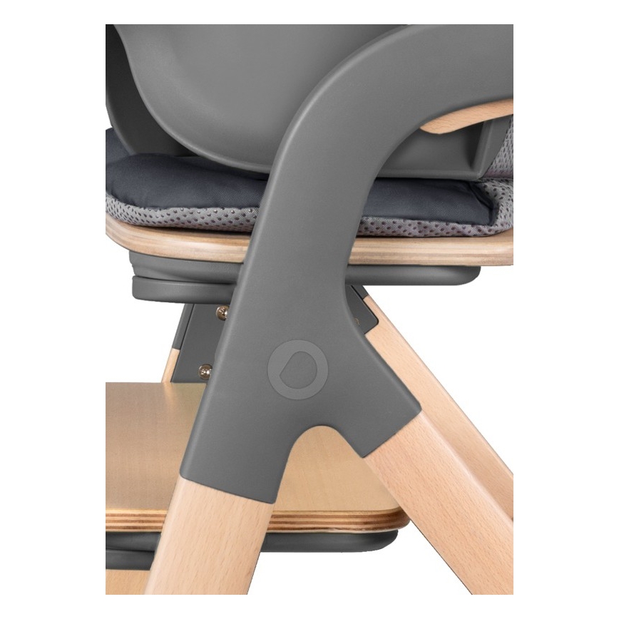 Lionelo - Trona infantil 3 en 1 MEGAN Gris Madera
