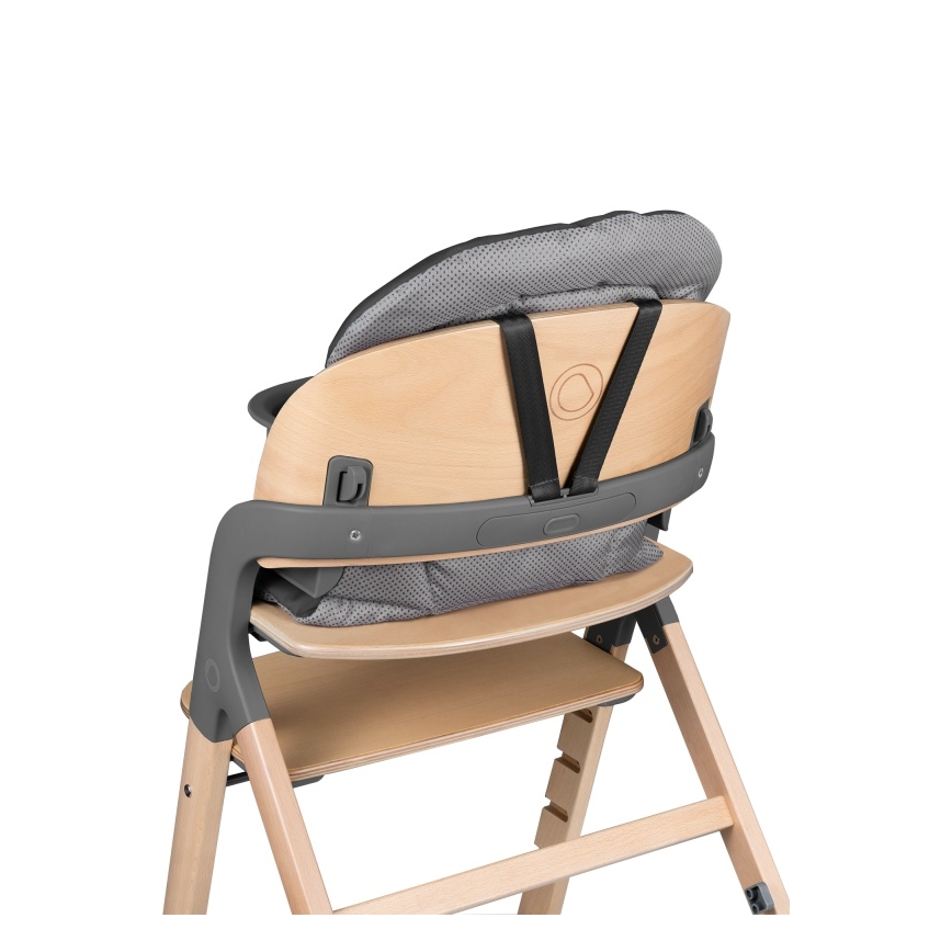 Lionelo - Trona infantil 3 en 1 MEGAN Gris Madera