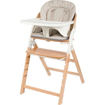 Lionelo - Trona infantil 3 en 1 MEGAN Madera blanca
