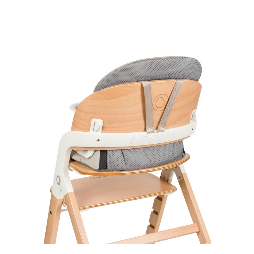 Lionelo - Trona infantil 3 en 1 MEGAN Madera blanca