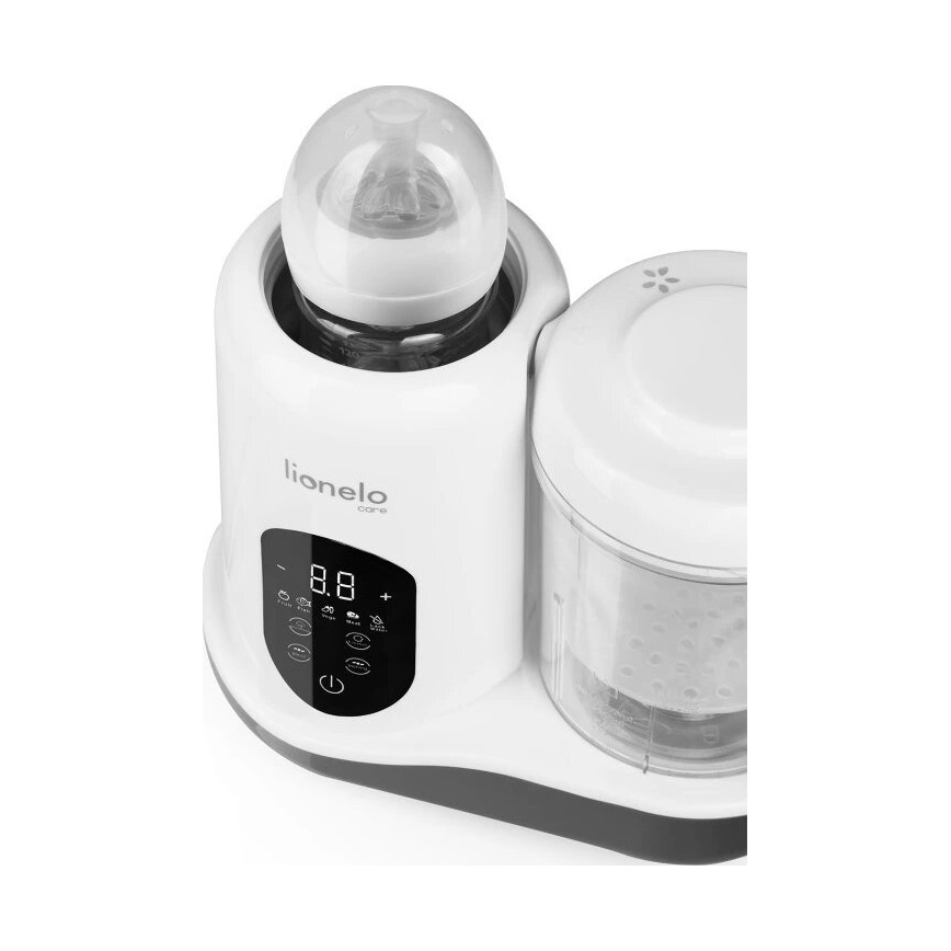 Lionelo - Vaporizador 5 en 1 BABYMENU 110W/230V blanco/gris