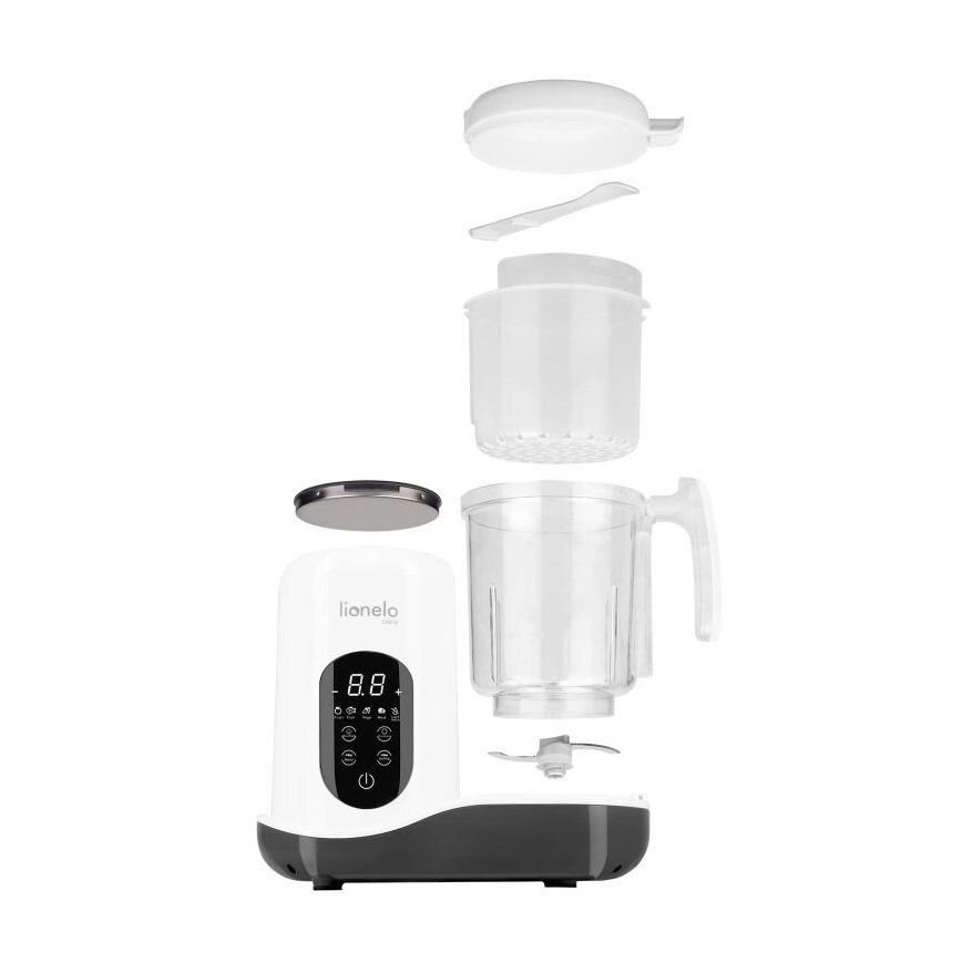 Lionelo - Vaporizador 5 en 1 BABYMENU 110W/230V blanco/gris