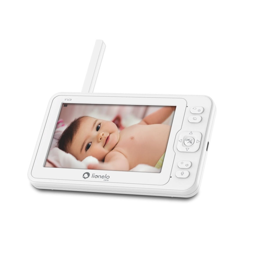 Lionelo - Vigilabebés con monitor BABYLINE 6.2 5V 3600 mAh