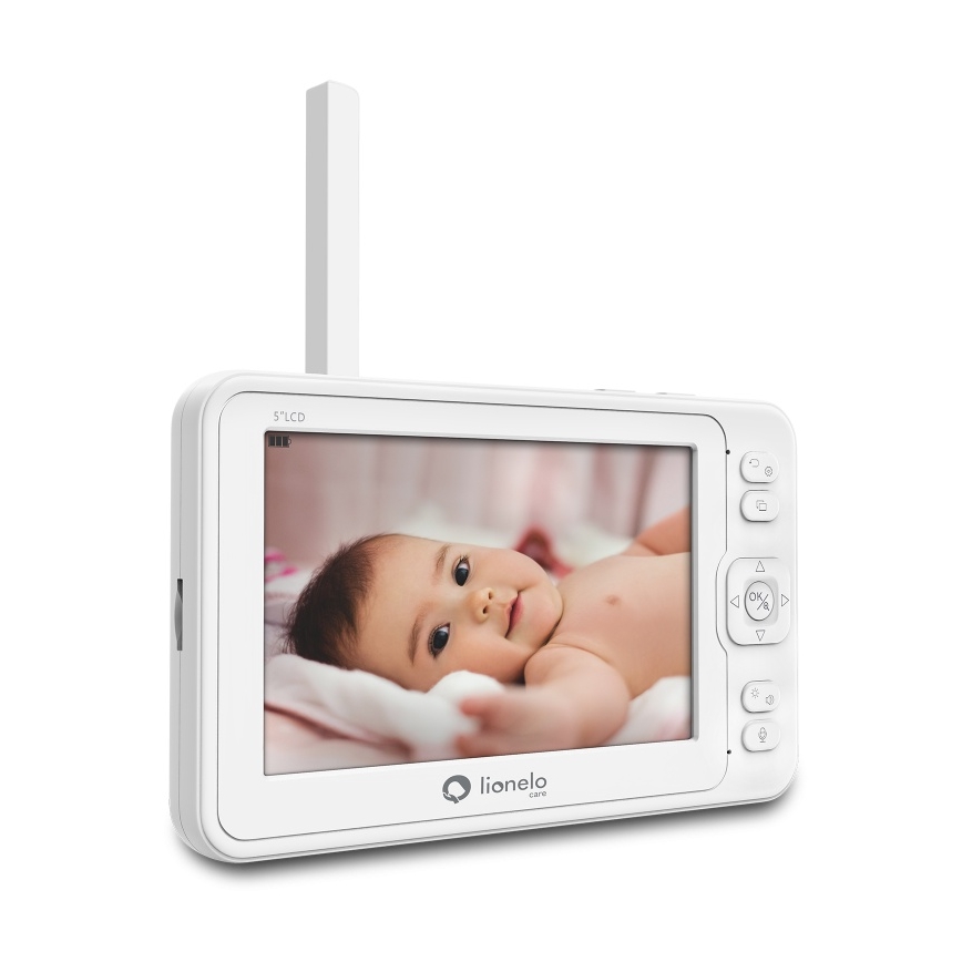 Lionelo - Vigilabebés con monitor BABYLINE 8.3 5V 3600 mAh
