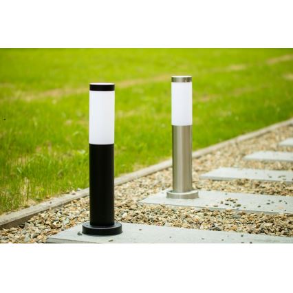 Lámpara exterior regulable LED RGBW LIVIA 1xE27/6,5W/230V 2700-6500K Wi-Fi 45 cm IP44 plateada
