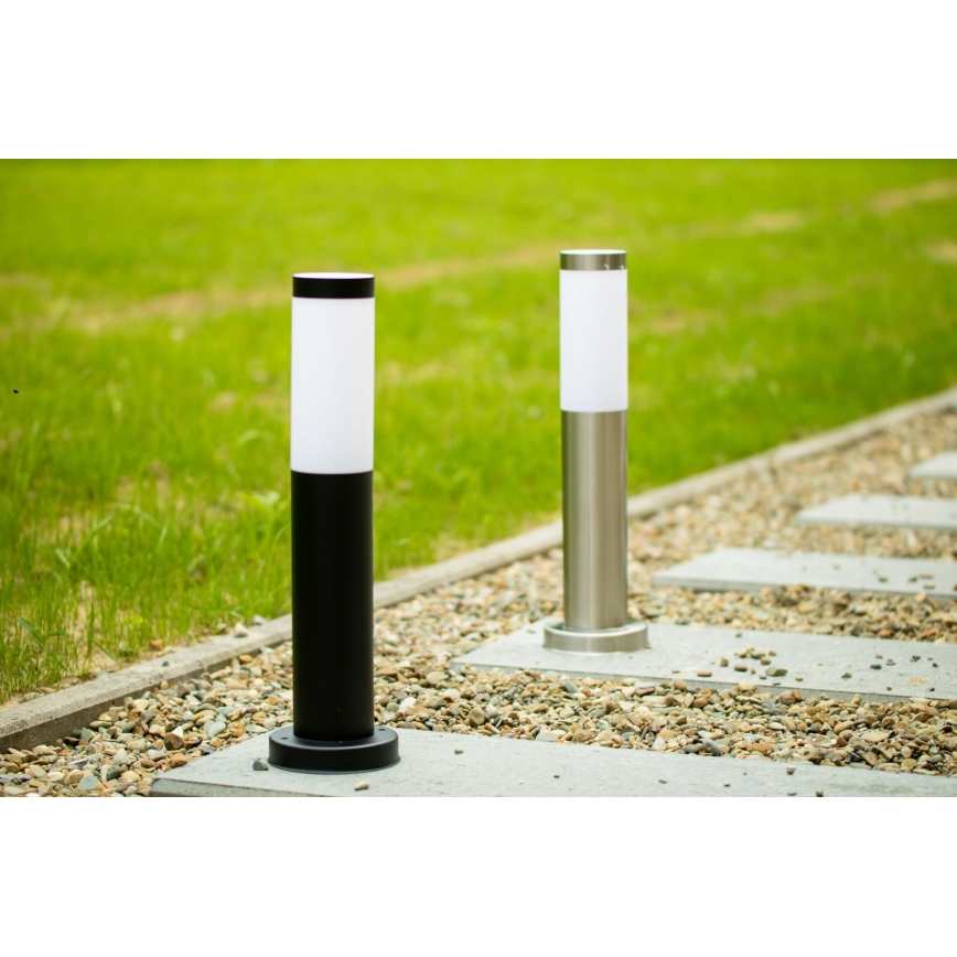 Lámpara exterior regulable LED RGBW LIVIA 1xE27/6,5W/230V 2700-6500K Wi-Fi 45 cm IP44 plateada