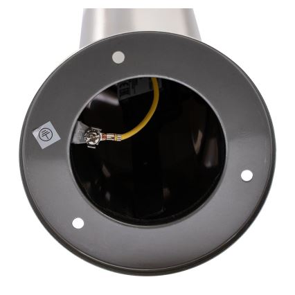 Lámpara exterior regulable LED RGBW LIVIA 1xE27/6,5W/230V 2700-6500K Wi-Fi 45 cm IP44 plateada