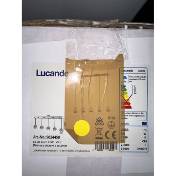 Lucande - Lámpara de araña LED con cable HAYLEY 5xLED/5W/230V