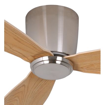 Lucci air 210519 - Ventilador de techo AIRFUSION RADAR cromo brillante/madera + control remoto