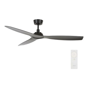 Lucci Air 210651 - Ventilador de techo MOTO negro + mando a distancia