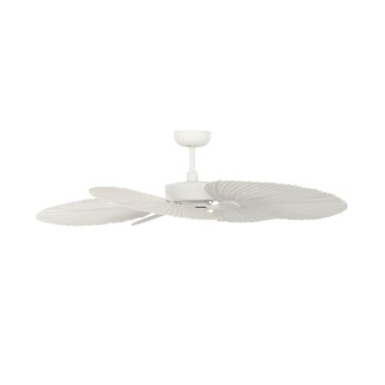 Lucci Air 21065449 - Ventilador de techo BALI diá. 132 cm blanco/color crema + control remoto