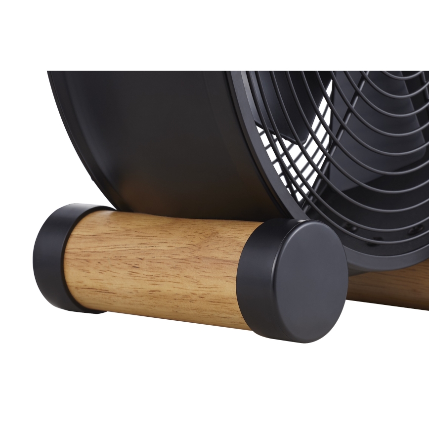 Lucci air 213120 - Ventilador de sobremesa BREEZE, negro, diámetro 28 cm