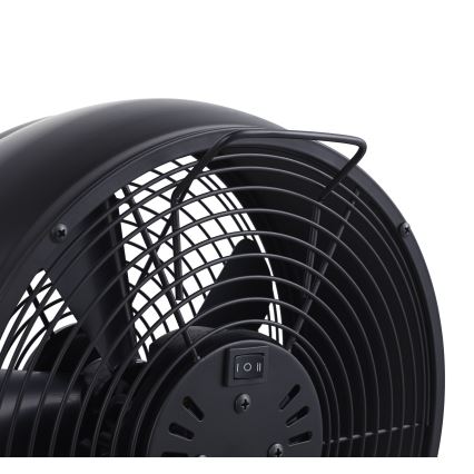 Lucci air 213120 - Ventilador de sobremesa BREEZE, negro, diámetro 28 cm