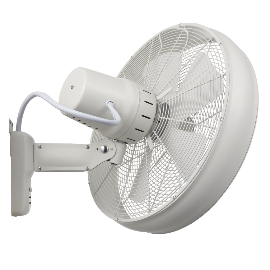 Lucci Air 213128EU - Ventilador de pared BREEZE 55W/230V blanco Ø 46 cm + mando a distancia