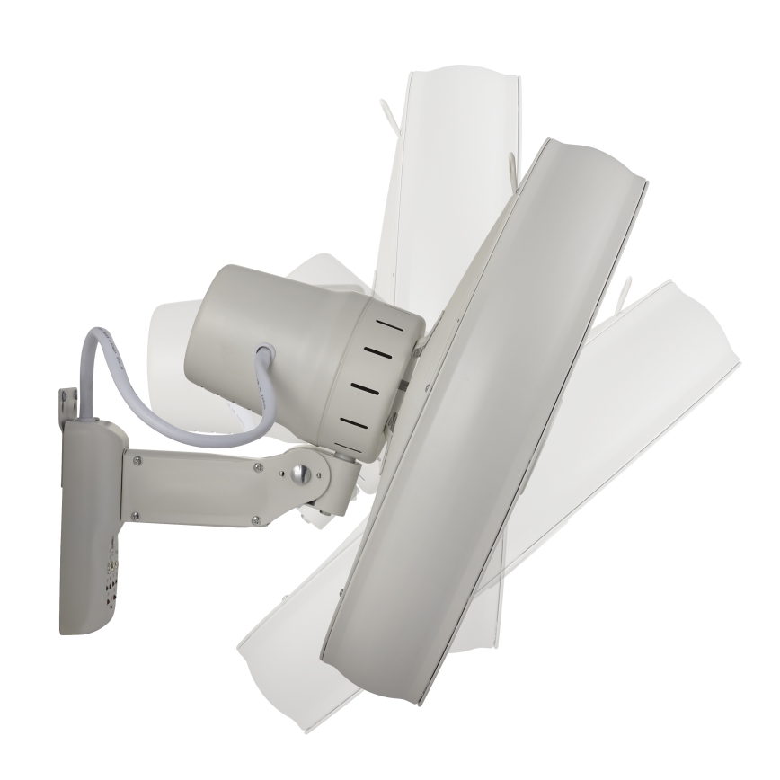 Lucci Air 213128EU - Ventilador de pared BREEZE 55W/230V blanco Ø 46 cm + mando a distancia