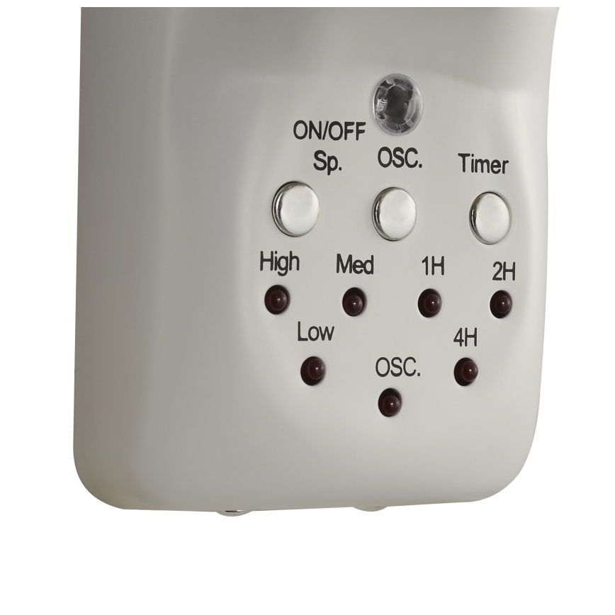 Lucci Air 213128EU - Ventilador de pared BREEZE 55W/230V blanco Ø 46 cm + mando a distancia
