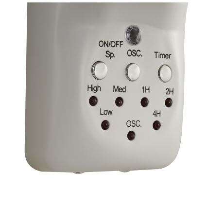 Lucci Air 213128EU - Ventilador de pared BREEZE 55W/230V blanco + mando a distancia