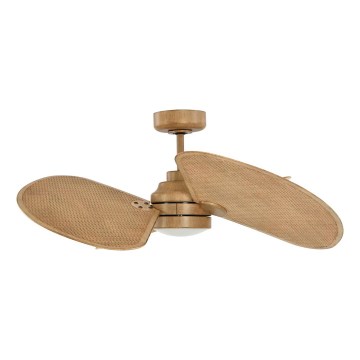 Lucci Air 21325549 - Ventilador de techo LED regulable SABLE 1xGX53/12W/230V 3000/4000/5000K diámetro 91,5 cm marrón + control remoto