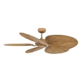 Lucci Air 21326849 - Ventilador de techo BALI Ø 132 cm beige + mando a distancia
