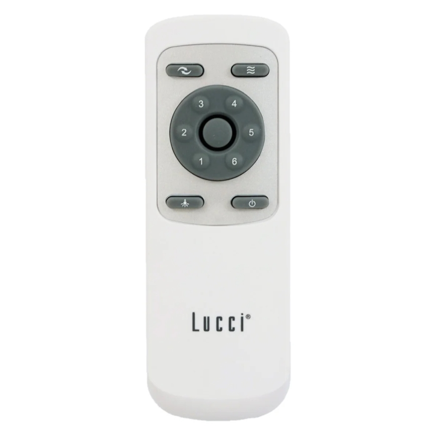 Lucci Air 21326849 - Ventilador de techo BALI Ø 132 cm beige + mando a distancia