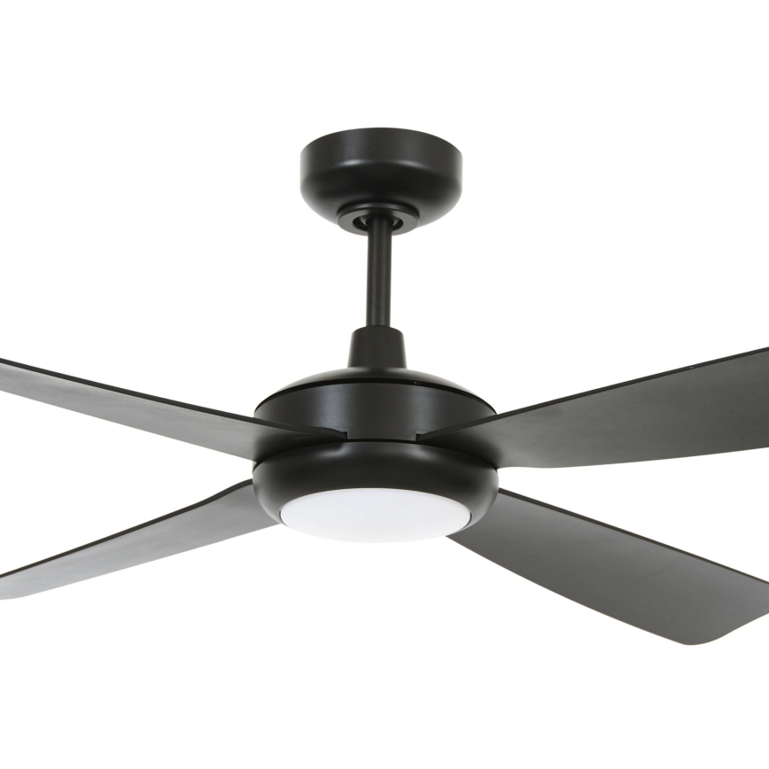 Lucci air 213303 - Ventilador de techo LED regulable SLIPSTREAM 1xGX53/12W/230V negro + mando a distancia