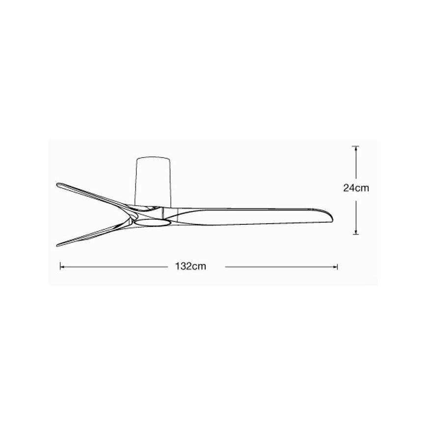 Lucci air 21610049 - Ventilador de techo LONDO blanco + mando a distancia
