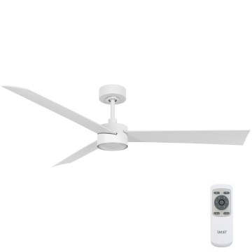 Lucci air 21610349- Ventilador de techo LED regulable CLIMATE 1xGX53/12W/230V blanco + mando a distancia