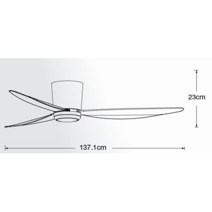 Lucci air 21610749 - Ventilador de techo LED regulable ARRAY 1xGX53/12W/230V negro + mando a distancia