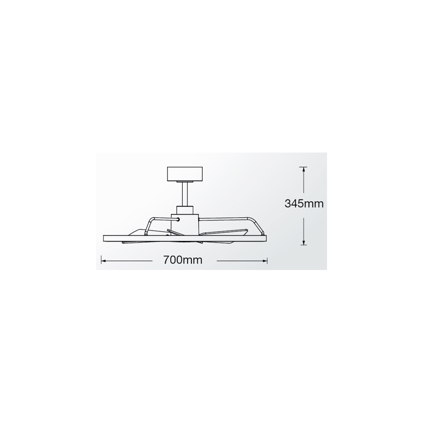 Lucci Air 21612286 - Ventilador de techo LED regulable CESSNA LED/36W/230V 3000/4000/5000K blanco + control remoto