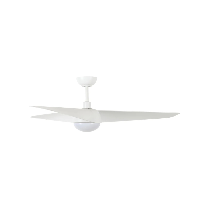 Lucci Air 21617049 - Ventilador de techo LED regulable OSPREY 1xGX53/12W/230V, diámetro 132 cm, blanco + mando a distancia