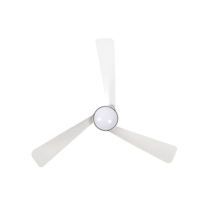 Lucci Air 21617049 - Ventilador de techo LED regulable OSPREY 1xGX53/12W/230V, diámetro 132 cm, blanco + mando a distancia