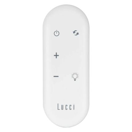 Lucci Air 21617049 - Ventilador de techo LED regulable OSPREY 1xGX53/12W/230V, diámetro 132 cm, blanco + mando a distancia