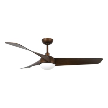 Lucci Air 21617249 - Ventilador de techo LED regulable OSPREY 1xGX53/12W/230V Ø 132 cm bronce + mando a distancia