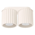 Luminaria de focos AURA 2xGU10/10W/230V color crema