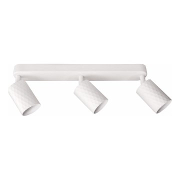 Luminaria de focos FAMA 3xGU10/30W/230V blanca