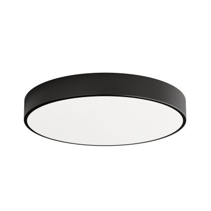 Lámpara de techo CLEO con sensor de movimiento y de crepúsculo 5xE27/24W/230V Ø 60 cm negra