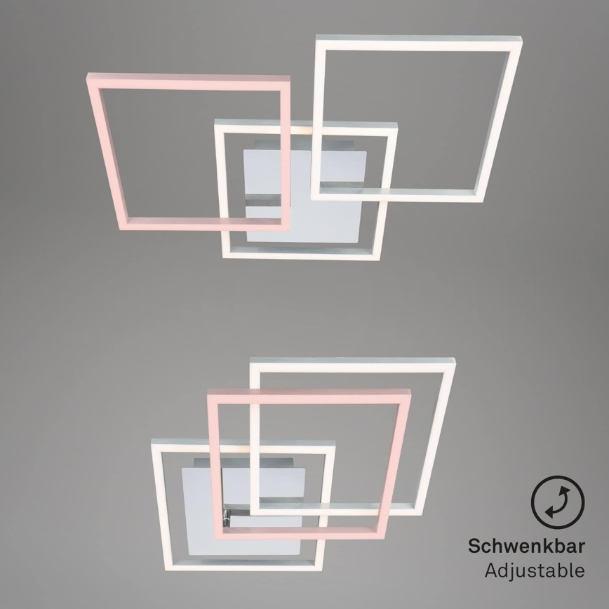 Luminaria de techo LED/33W/230V 3000K cromo mate