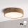 Luminaria de techo LED CARVALHO MODERN, 2x E27/60W/230V, Ø 37,5 cm, acabado roble