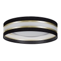 Luminaria de techo LED CORAL GOLD LED/24W/230V negro/dorado